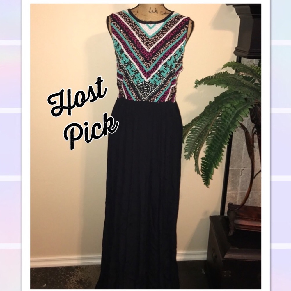 Hazel Beaded Maxi - Picture 1 of 8